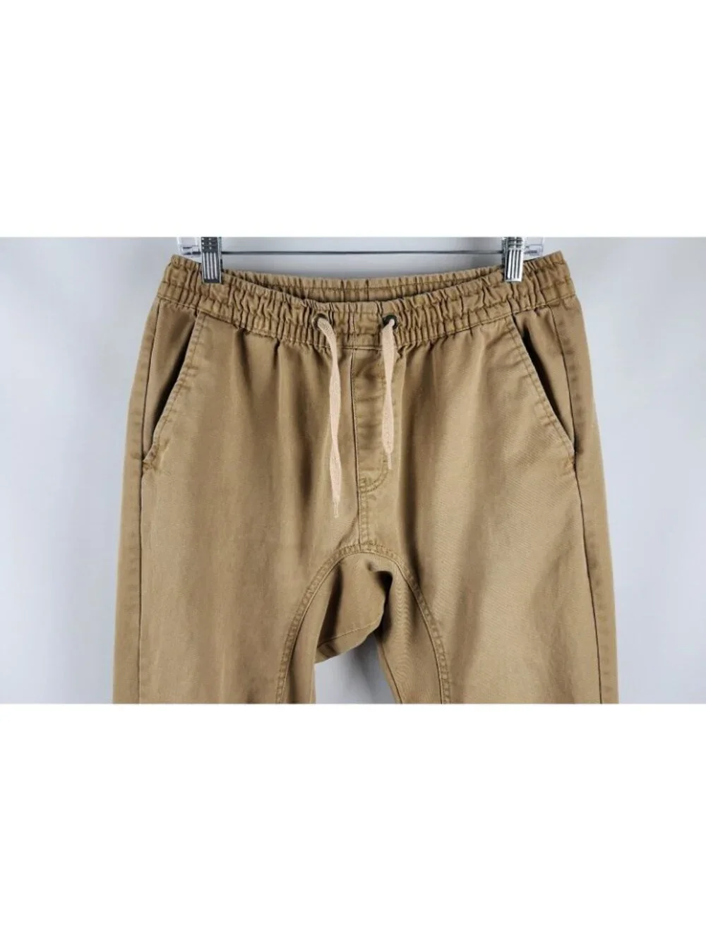 Southpole Pants Mens Medium Tan Joggers Elastic Waist Drawstring 32x30